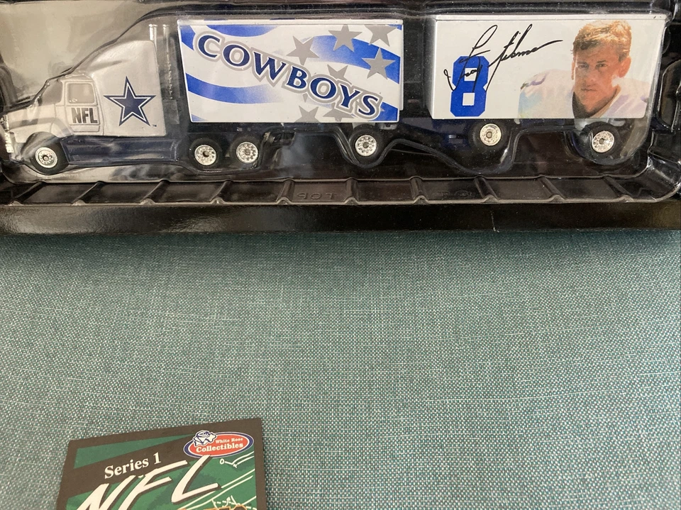 TROY AIKMAN DALLAS COWBOYS TEAMMATES DOUBLE TANDEM TRAILER 1998/WHITE ROSE - Image 3 of 4