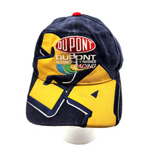 Jeff Gordon Dupont Hat Navy CHASE Vintage 90's Autographed Snapback Racing Cap