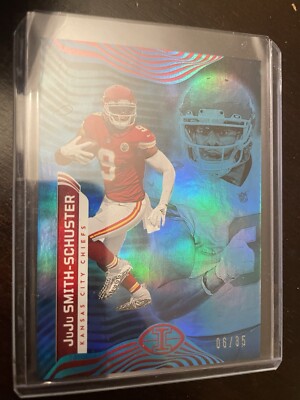 2022  Panini Illusions Trophy Collection Emerald #46 JuJu Smith-Schuster /35