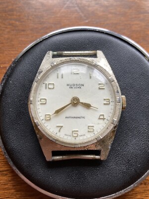 Vintage Herren HUDSON 70er Jahre Swiss Herrenuhr, Desa 320 Ersatzteile/Reparaturen