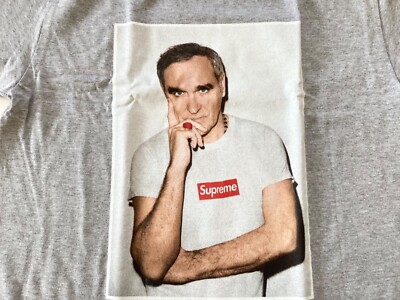 XL)Supreme Morrissey Tee Heather Grey 2016SS | eBay