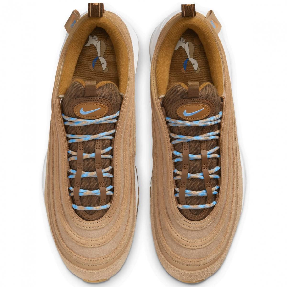 NIKE Men 9.5US   Air Max 97 Se Praline/University Blue Us9.5 Dz5348-288