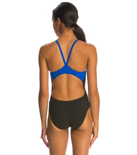 SPEEDO Women's PowerPlus Bolt Splice Drill Back One Piece Competition Swimsuit - Picture 12 of 15