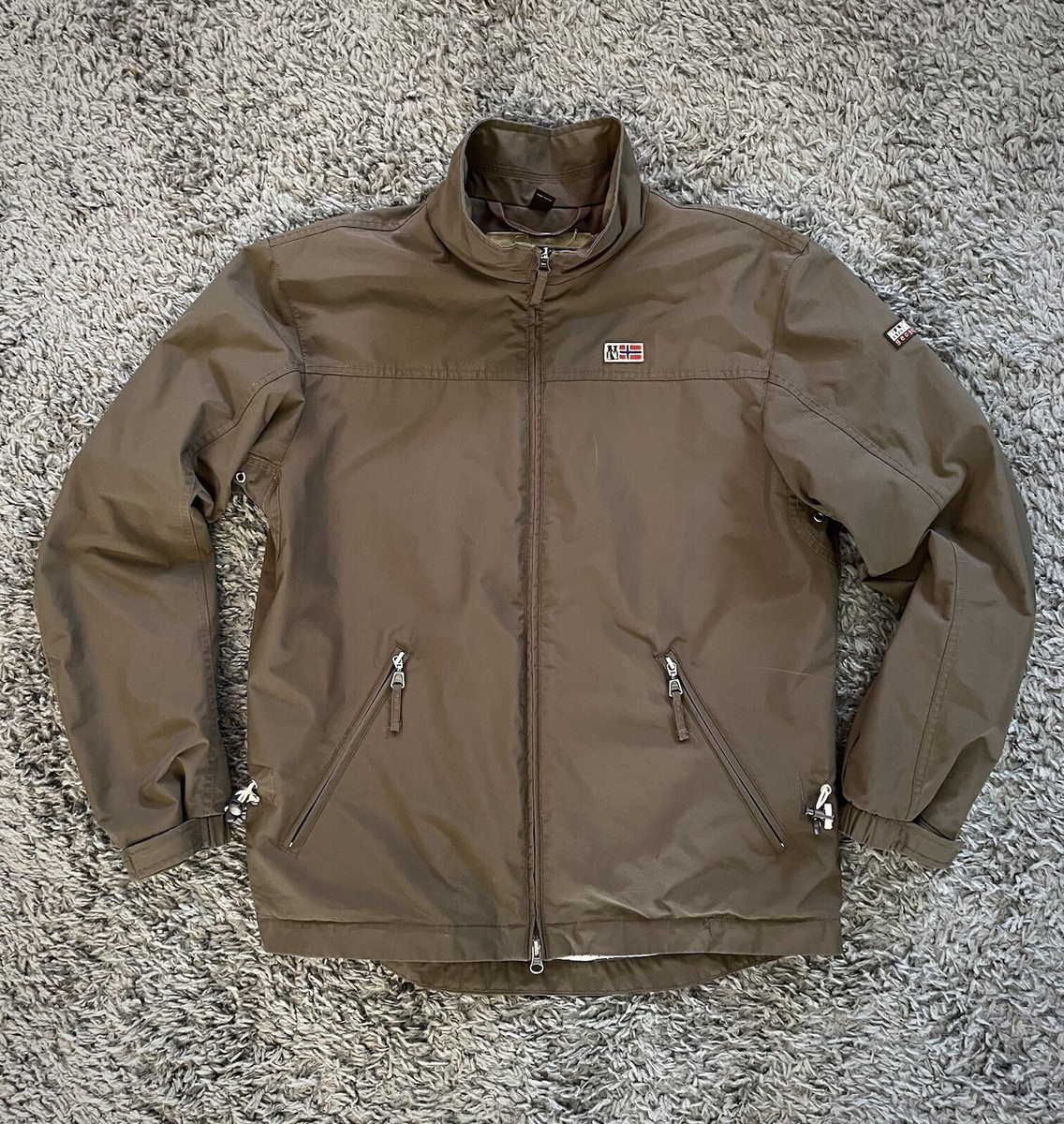Napapijri Jacket Medium Khaki Green Geographic Expedition Napapijri Jacket Medium Khaki Green Geographic Expedition
