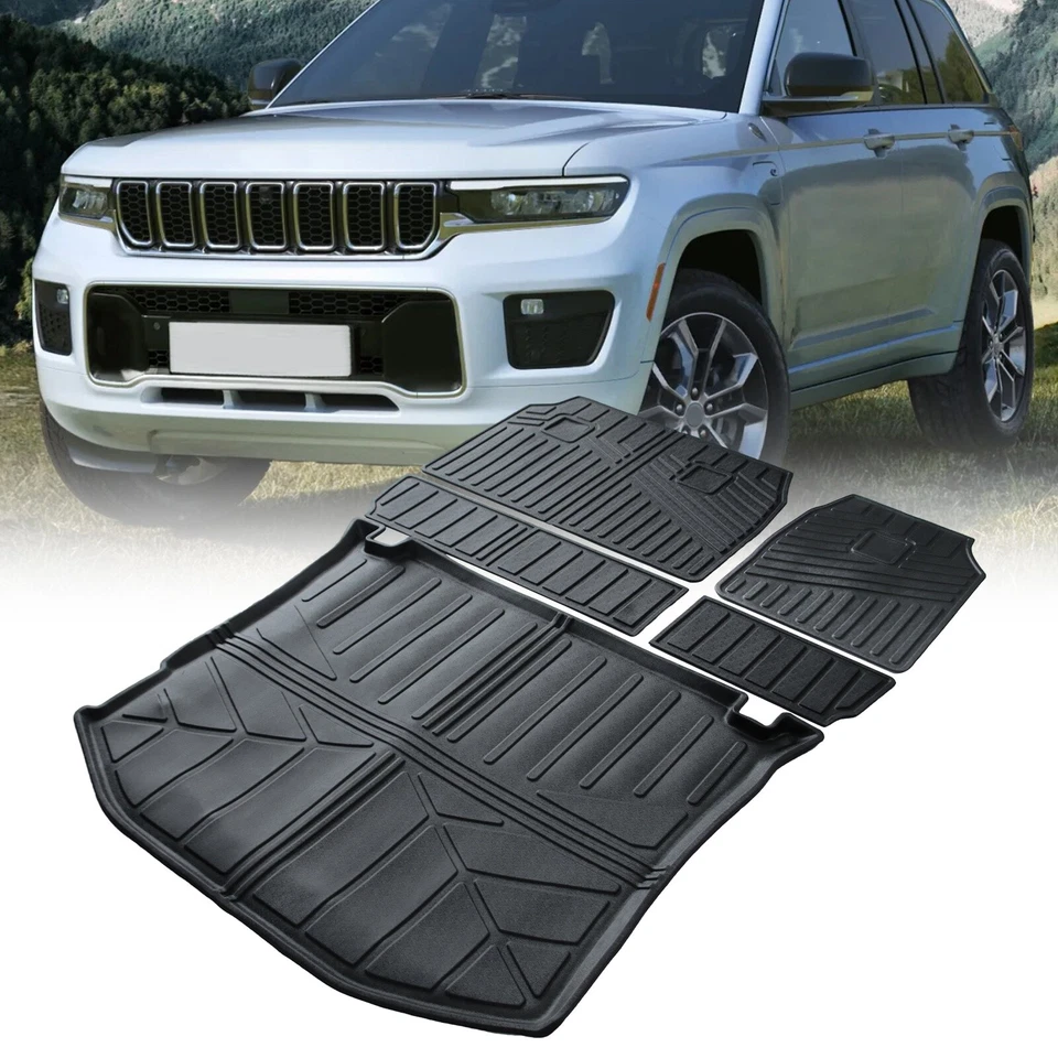 For 2011-2022 Jeep Grand Cherokee Rear Seat Back Protector and Cargo mat - Image 2 of 4