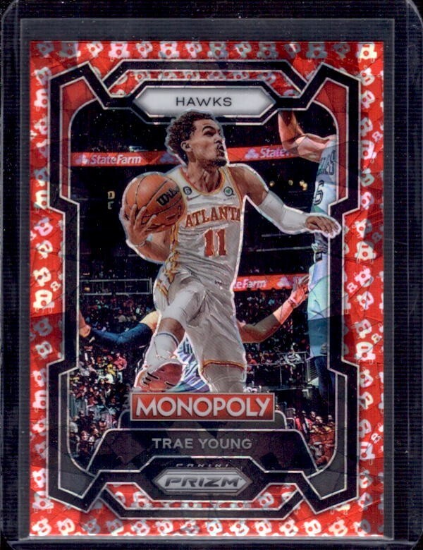 TRAE YOUNG 2023-24 Panini Prizm Monopoly Free Parking Prizms #4