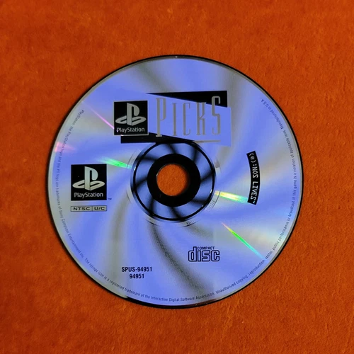 Playstation PS1 Picks Demo Disc ~ SPUS-94951 ~ Disc Only ~ Tested & Working
