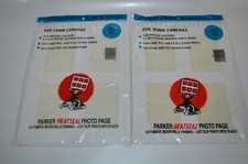 Lot of 2 Vintage Parker Heatseal Photo Page 35H 3.5x5 10 per bag 40 photos