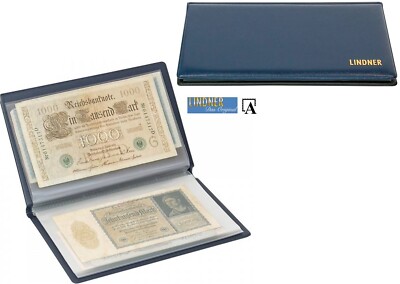 Lindner Taschen - Album für 20/40 Stück Banknoten, Fotos od.Belege bis 210x125mm
