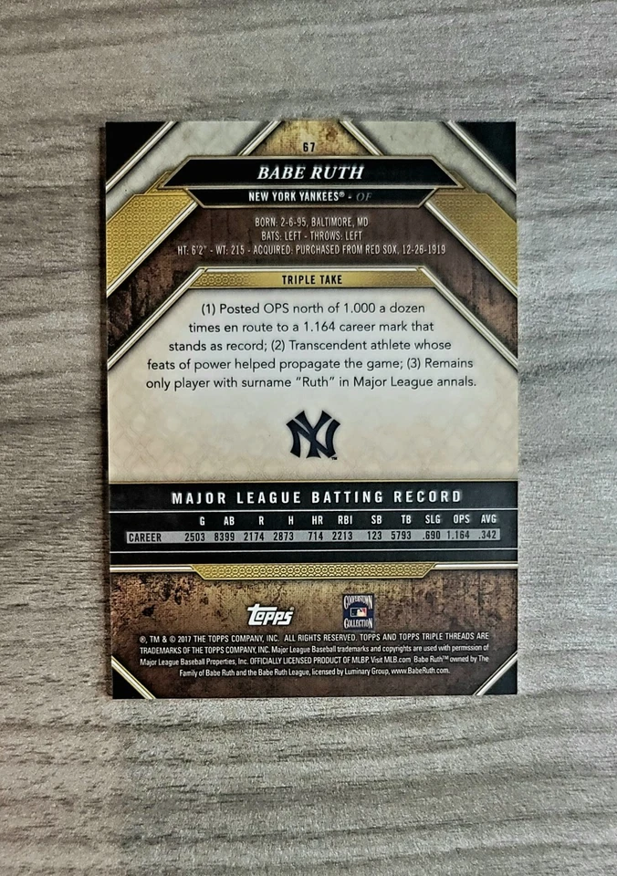 2017 Topps Triple Threads (Albert Pujols #39) Los Angeles Angels - Image 2 of 2