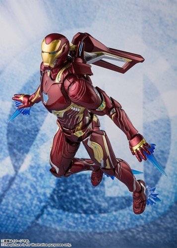 RARE S.H.Figuarts Avengers Endgame Iron Man Mk50 Nano Weapon Set 2 Figure JAPAN - Picture 14 of 14
