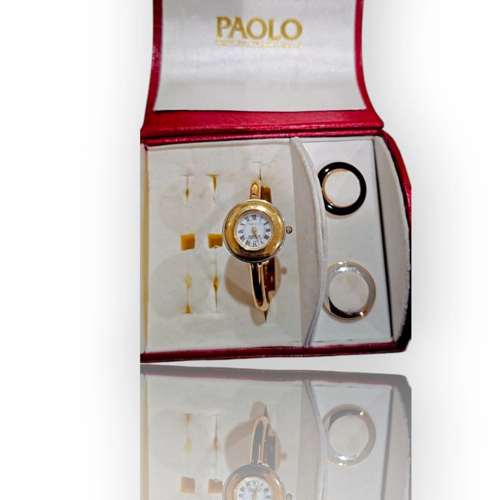 Montre à Changer PAOLO GUCCI / Lunette Quartz Or Vintage ÉDITION LIMITÉE 