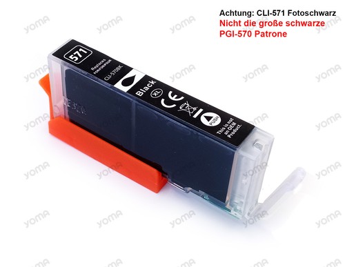 Patronen für CANON PGI-570 CLI-571 XL MG5700 5750 5752 TS5050 5055 kein original - Bild 18 von 36