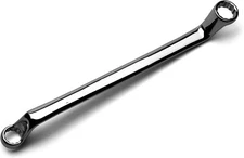 Double Box End Wrench 45-Degree Full Polish Metric CR-V