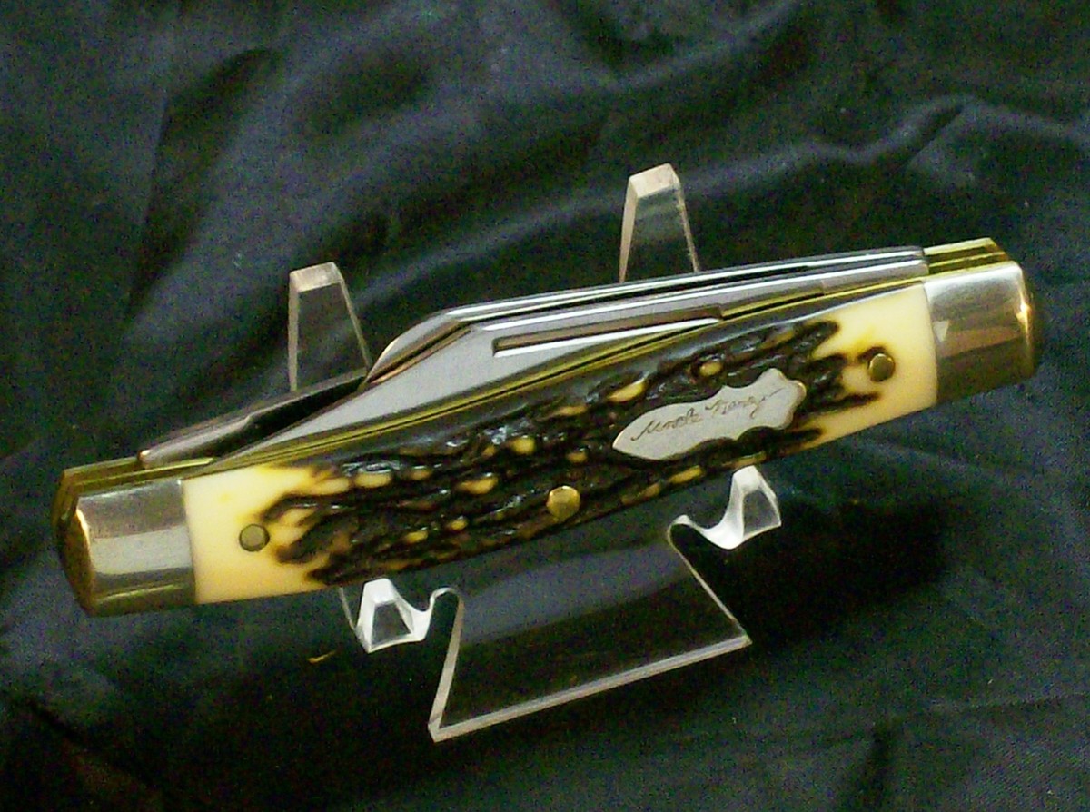 Henry様 Schrade 885UH Knife Signature Series Uncle Henry W/Original