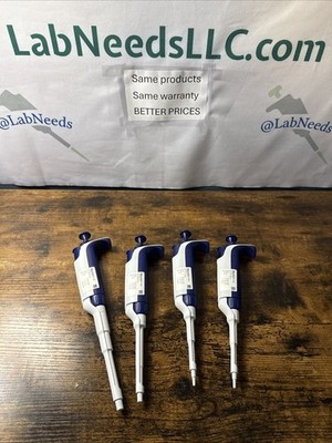 Rainin PipetLite  XLS LTS Pipette Set  L1000, 200, 20, & 2 Calibrated Mar 2026