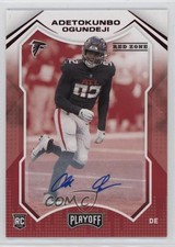 2021 Panini Playoff Rookies Red Zone Auto Adetokunbo Ogundeji #289 Auto 8at
