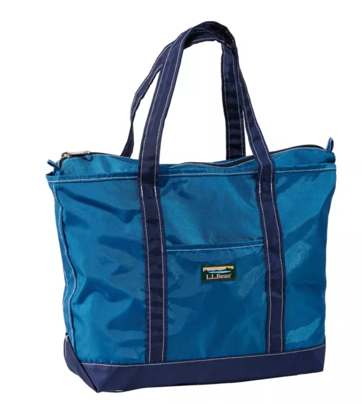 L.L.Bean Everyday Lightweight Tote, Nautical Blue - Large size