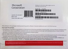 Windows Server Std 2022 64-bit DVD 16 Core 50 CAL Product Key  Free Shipping