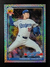 2026 Topps Series 1 YOSHINOBU YAMAMOTO 1991 Baseball Chrome #91C-18 (A)