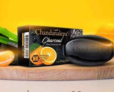 Chandanalepa Kohle Orange Seife Saubere Haut Entferner Ayurvedis