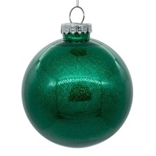 Vickerman 4 Clear Ball Christmas Ornament Sea...