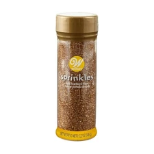 Gold Pearlized Sugar Sprinkles for Cookie and Cake Decorating 5.22 Oz Edible