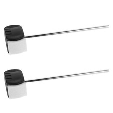 2PCS Kick Drum Pedal Beater - Drum Foot Pedal Hammer Head - Stainless Steel
