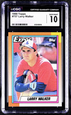 Larry Walker Rookie Cards Checklist and Autographed Memorabilia Guide 13