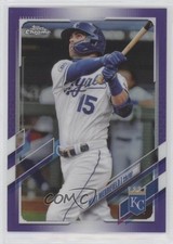 2021 Topps Chrome Purple Refractor 121/299 Whit Merrifield #107 5ya