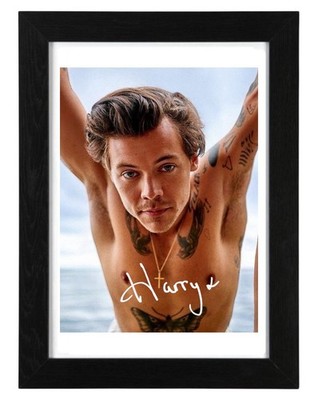 Harry Styles Signed Autograph PHOTO Pre Print Music 6x4/A4/ Framed