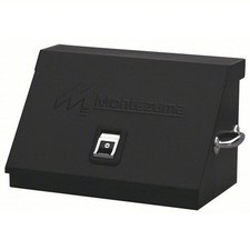 Montezuma Triangle Top Chest, Sm200b  Black, Steel, 23-1/2 In W X 13-3/4 In D