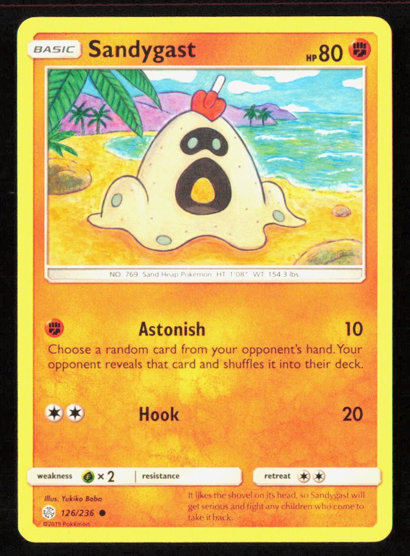 Sandygast SM - Cosmic Eclipse 126/236 Common 2019 Fighting Yukiko Baba NM