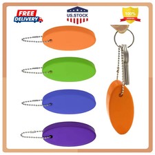 4 Pack Floating Keychain Waterproof Key Floats for Boat Fishing Kayak Water S...