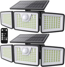Luz LED Solar Para Exterior Con Sensor De Movimiento Jardin Patio Casa Lampara