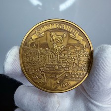 Stuttgardt 1593 Medaille - Historische Städte im Wappen- und Siegelbild - Bronze