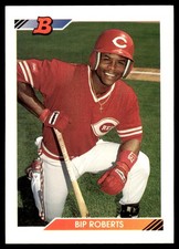 Bip Roberts 1992 Bowman #525 Cincinnati Reds MLB READ FREE SHIPPING AutographDen