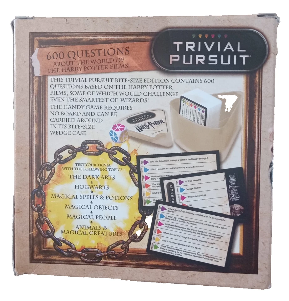 Trivial Pursuit World Of Harry Potter New Sealed Box NIB Hasbro - Image 2 of 4