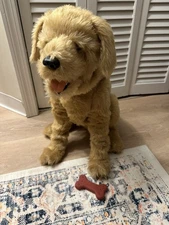 Vintage 2007 Fur Real BISCUIT MY LOVIN' PUP Golden Retriever Dog  Large 22 Bone 