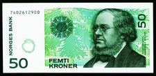 NORWEGEN. 50 Kroner 1999. 46b. UNC