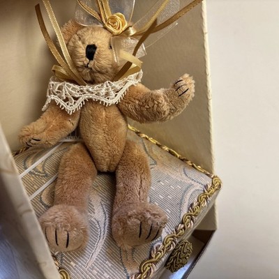 Trinket Box Teddy Bear Classic Treasures Deco NIB SameDayHandling &Fast USPS