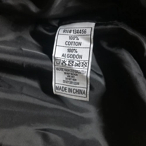 Watson Hearts Black Embroidered Skull Cross Bomber Jacket Snap-Front Button XS image 7