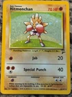 Hitmonchan Holo Pokemon Base Set 2 #8