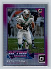 2022 Donruss Optic #RS-25 Zach Thomas NFL Retro Series Prizm HOF Miami Dolphins