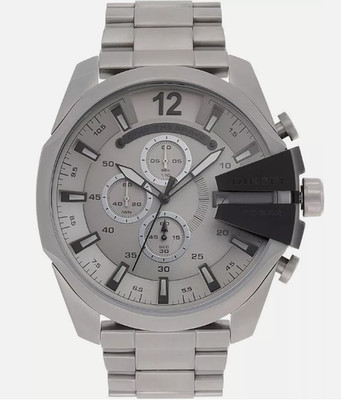 Diesel DZ4501 Herren Mega Chief Chronograph Datum Edelstahl Armband Ø51mm