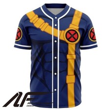 Cyclops Baseball Jersey  Marvel Jersey
