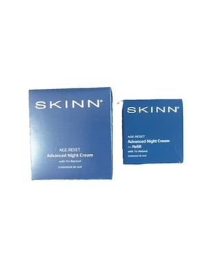 SKINN Age Reset Advanced Night Cream Tri-Retinol  Matrixl 1.7 And Refill
