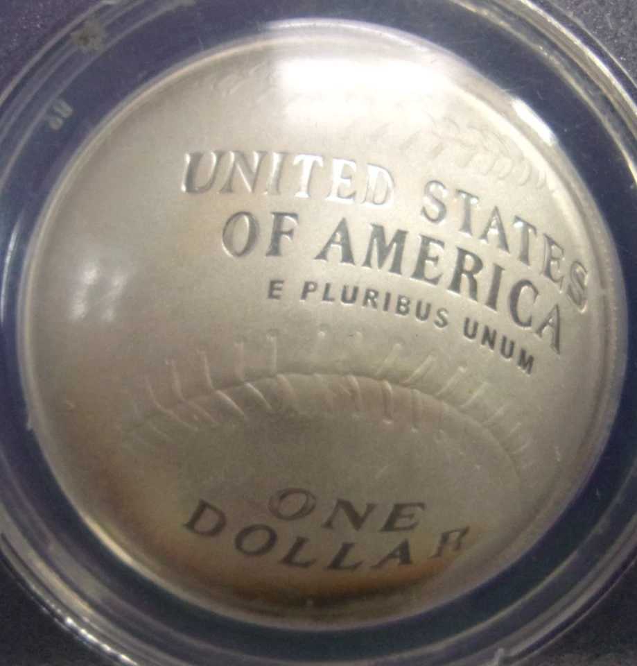 2014-P Hall of Fame Baseball Silver Dollar PROOF ANACS PF 69 DCAM *DN* - Image 4 of 4