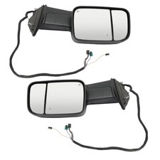 Left  Right Pair Tow Mirrors Fit for Ram 2500 3500 2019-2022 4500 5500 Base