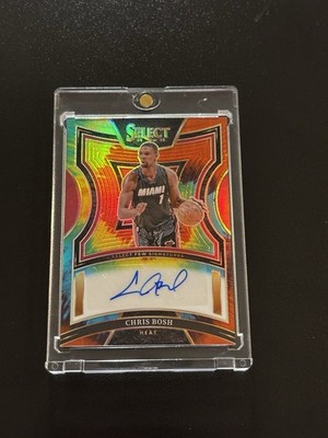 2024 Panini Select - Select Few Signatures - Chris Bosh #8 - Tie Prizm /25